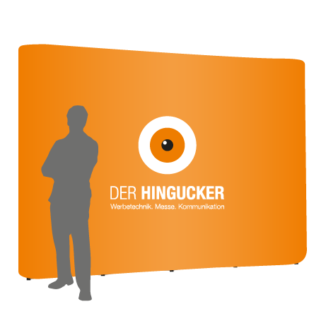 Pop-Up Faltwand | 4 x 3 Felder gerade | einseitig bedruckt