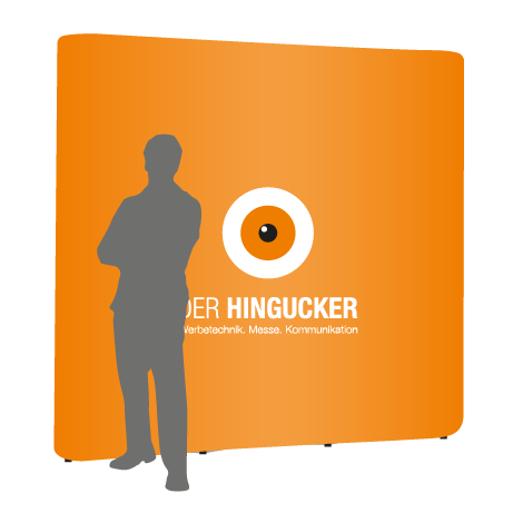 Pop-Up Faltwand | 3 x 3 Felder gerade | einseitig bedruckt