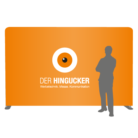 Textilwand ALU | 400er gerade | einseitig bedruckt