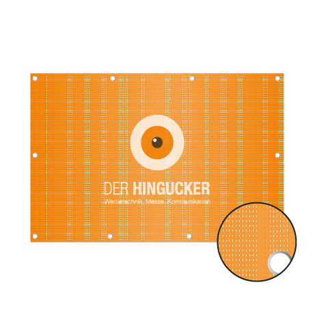 einseitig bedruckt