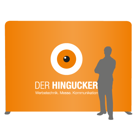 Textilwand ALU | 300er gerade | einseitig bedruckt