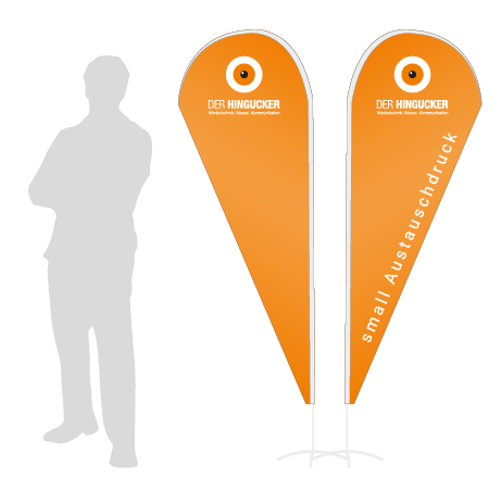 Beachflag Drop Austauschdruck | Small (210 cm) | beidseitig bedruckt