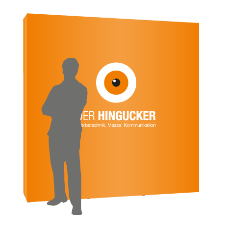 Textilfaltwand | 3 x 3 Felder gerade | einseitig bedruckt