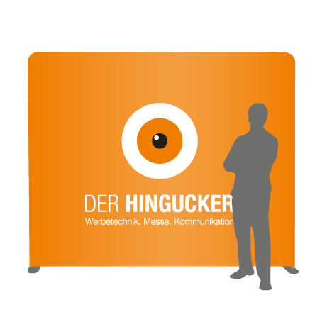 Textilwand ALU | 240er gerade | einseitig bedruckt