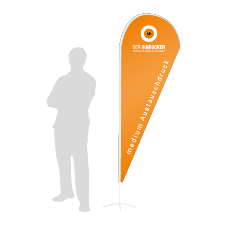 Beachflag Drop Austauschdruck | Medium (280 cm) | einseitig bedruckt