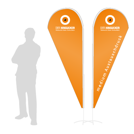 Beachflag Drop Austauschdruck | Medium (280 cm) | beidseitig bedruckt